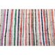 Vintage Turkish Oushak Handmade Cotton Pink Wool Kilim Runner Rug 136x291