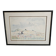 Tableau - Aquarelle paysage avec coquelicots - Vue d'Irancy (Yonne)