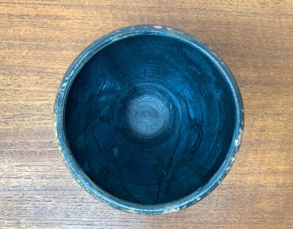 Brutalist Ceramic Bowl from Mid-Century German Study by Gerhard Liebenthron, 1960s