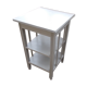 Grey wooden stool