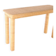 Woven rattan console