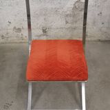 Lot de 6 chaises pliables par Mercello Cuneo pour Mobel Italia, 1970