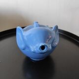 Théière éléphant bleue