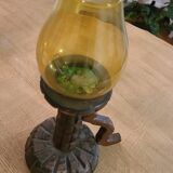 Vintage wooden candle holder