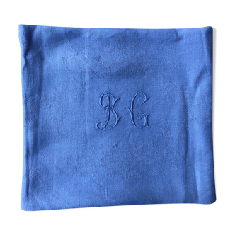 Lot de 10 serviettes de table lin damassé