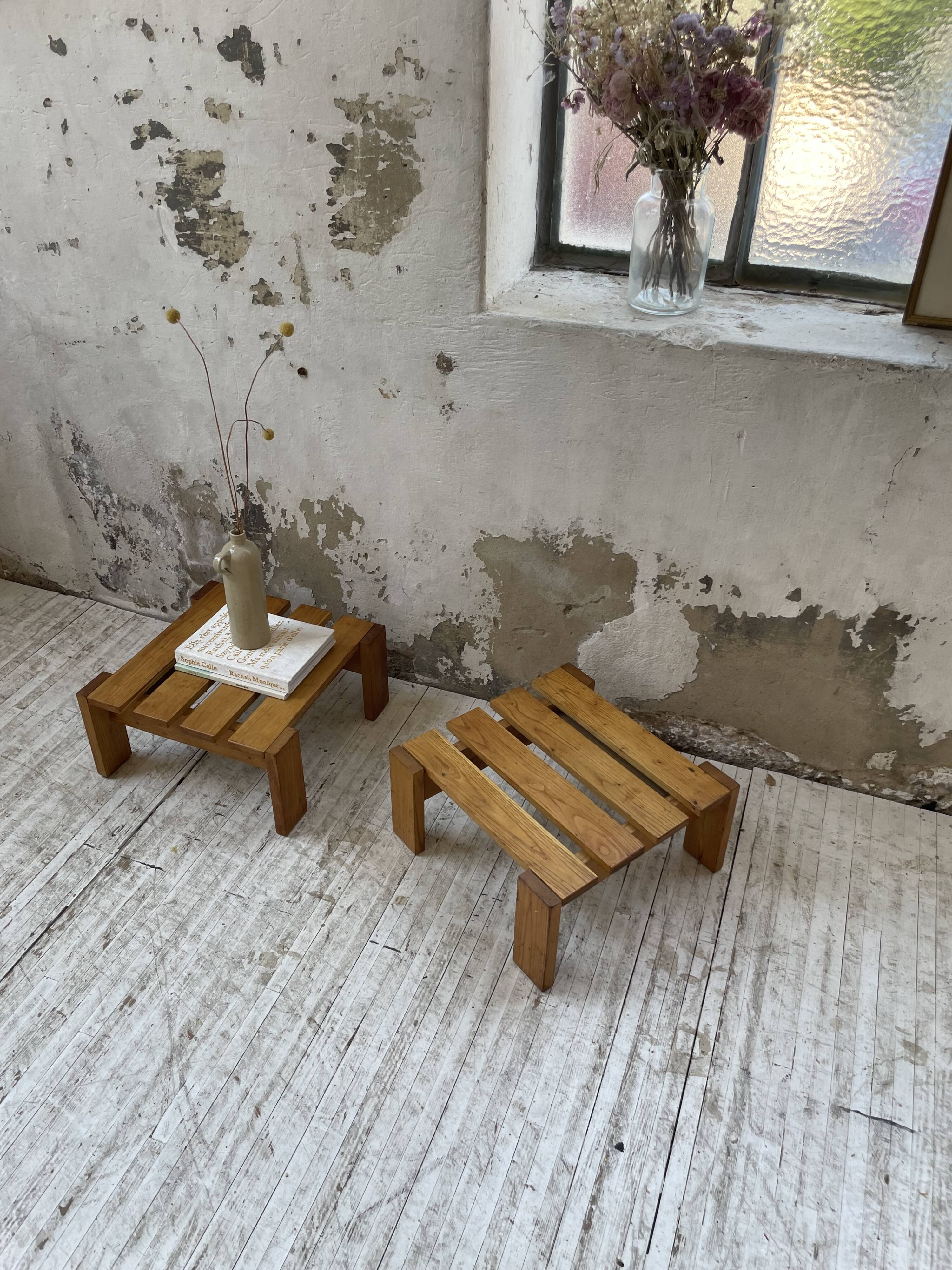 End stools for sofas pine mountain furniture 1960