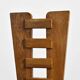 Set of six oak chairs by Henry Jacques Le Même, France circa 1940