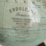Vintage 1961 Dietrich Reimer Berlin terrestrial globe - 45 cm