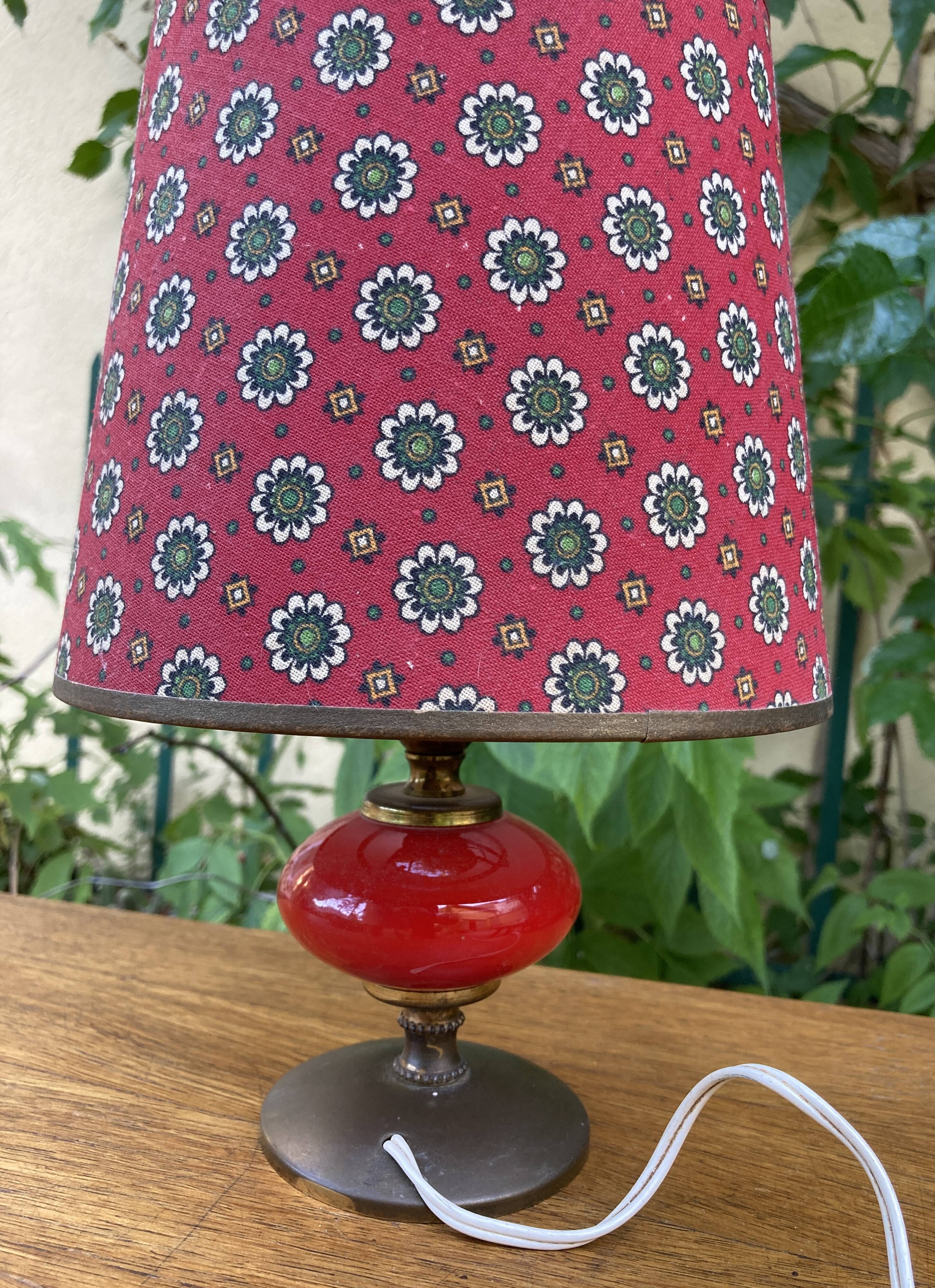 Small vintage bedside lamp