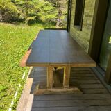 Table ancien de ferme en chene massif