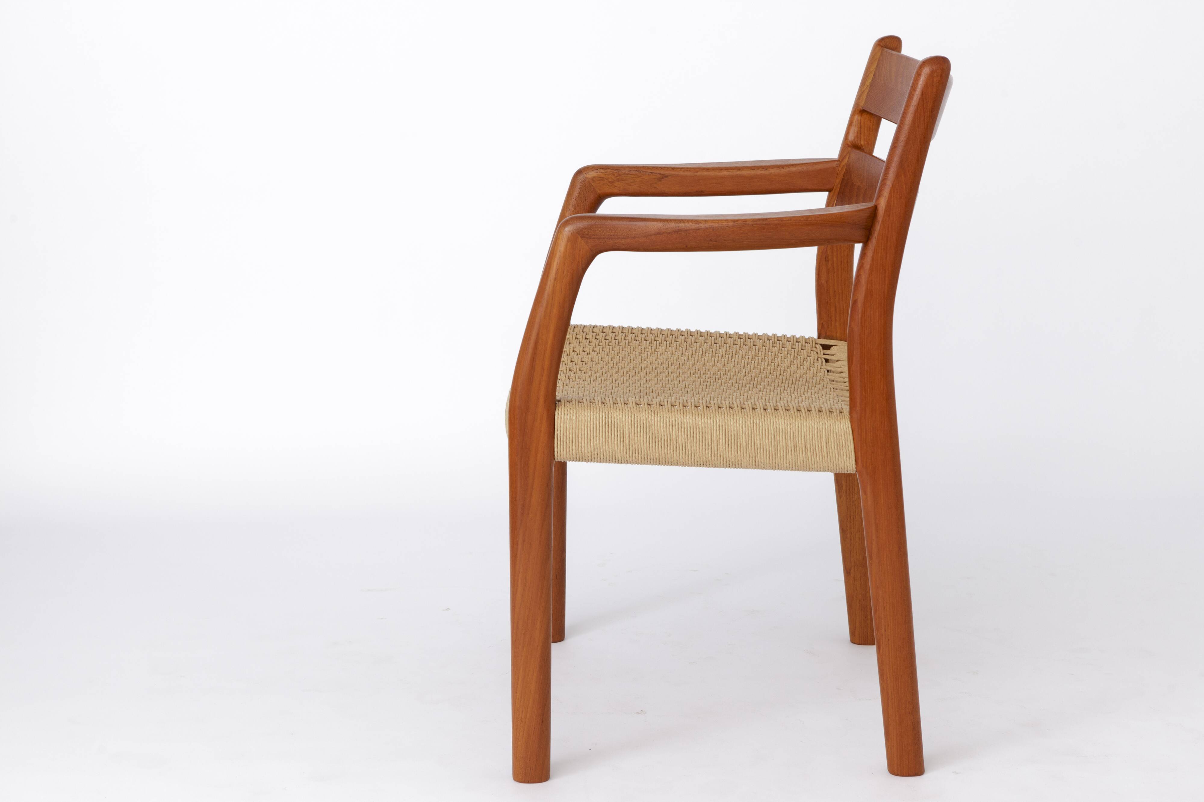 Set of 3 Vintage Chairs 1960s EMC Mobler Danish Teak