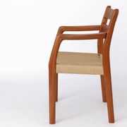 Ensemble de 3 chaises vintage 1960 EMC Mobler en teck danois