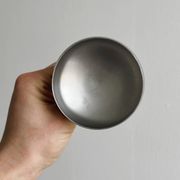 6 coupelles sur pied en inox style Letang Remy