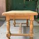 Table à manger de ferme rénovée en chêne massif XXème 200cm