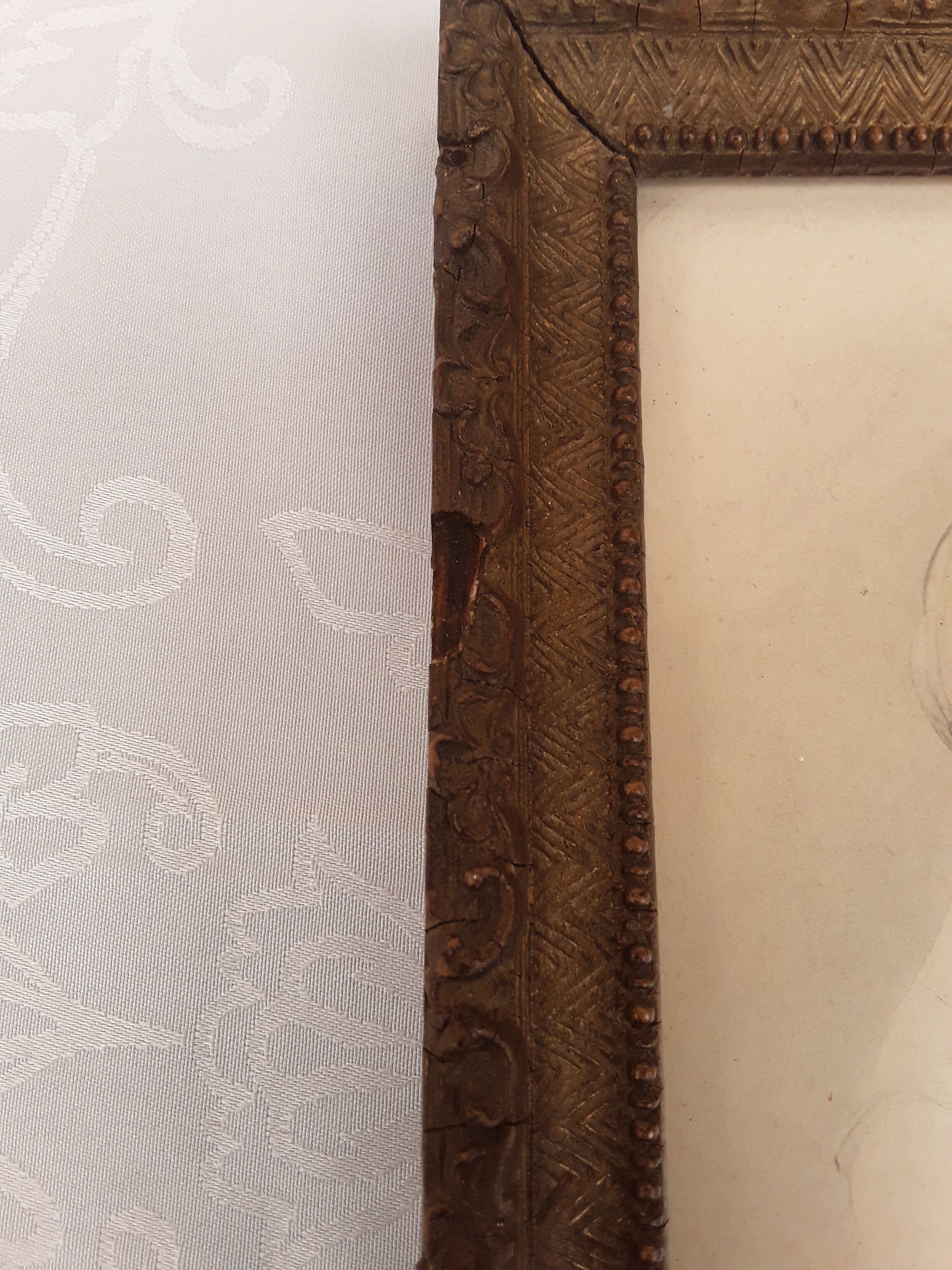 Framed drawing by Jean Droit 1884-1961