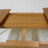 Scandinavian teak expandable table