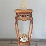 Rattan plant holder
