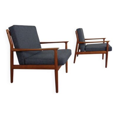 Danish Teak Armchair by Svend Aage Eriksen for Glostrup, 1960s