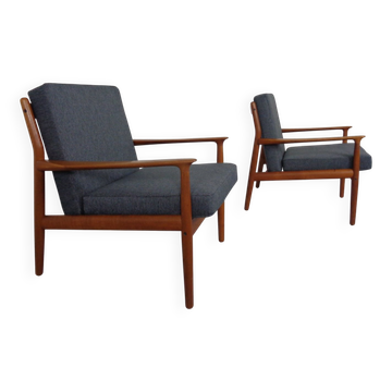 Danish Teak Armchair by Svend Aage Eriksen for Glostrup, 1960s