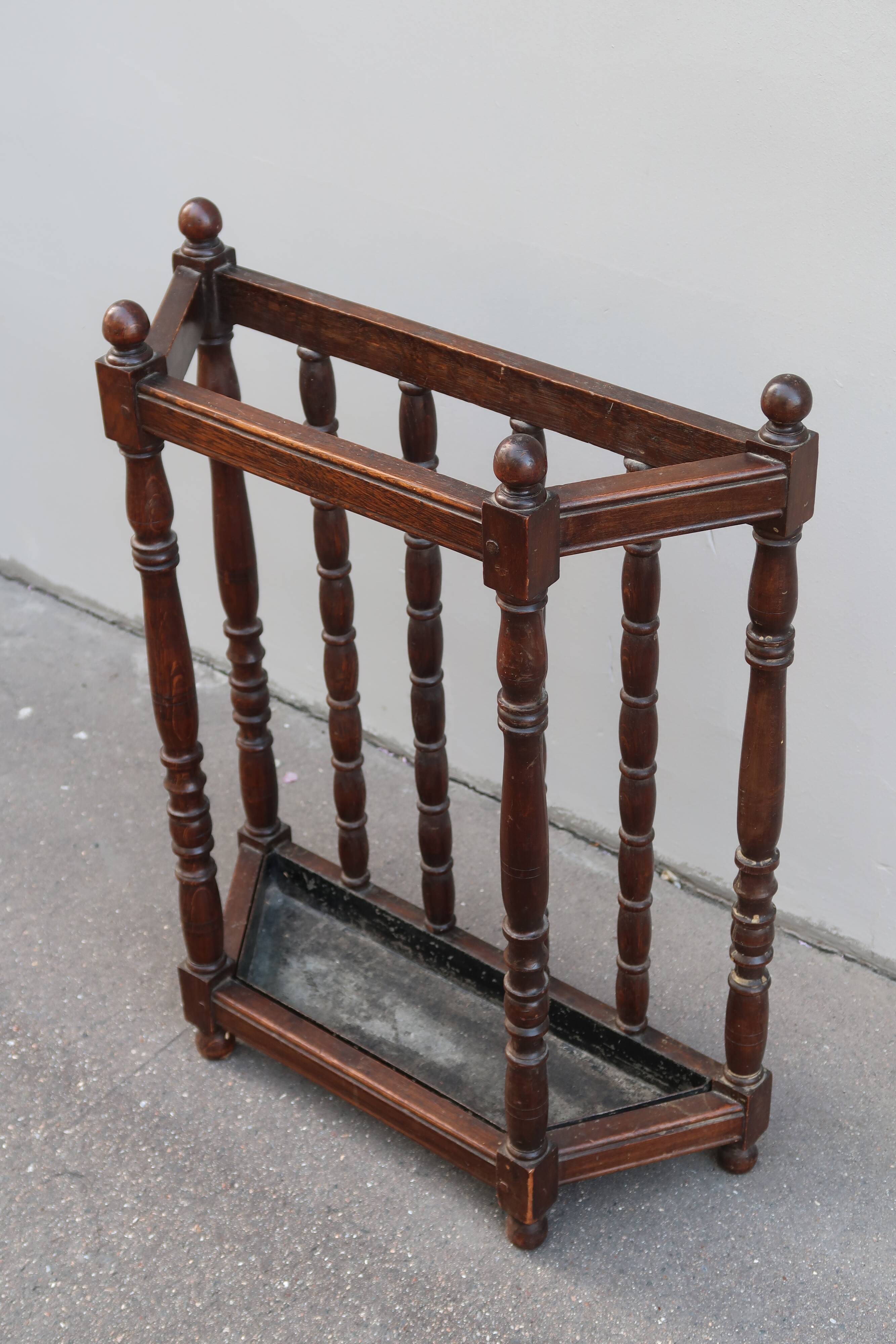 Vintage umbrella stand from the 1920s.