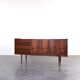 Mid-Century Polish Walnut Sideboard from Bytomskie Fabryki Mebli, 1960s.