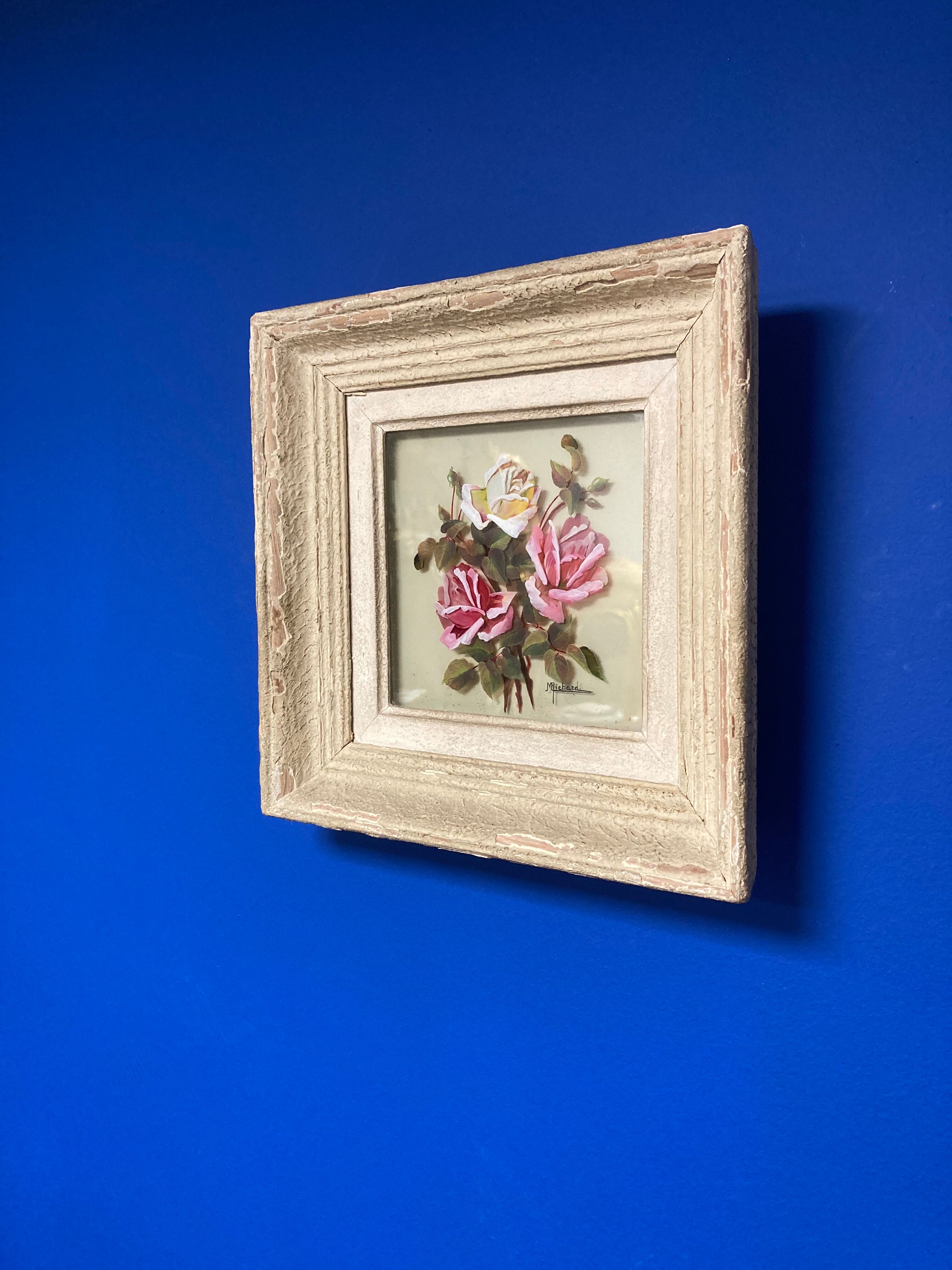Vintage rose painting