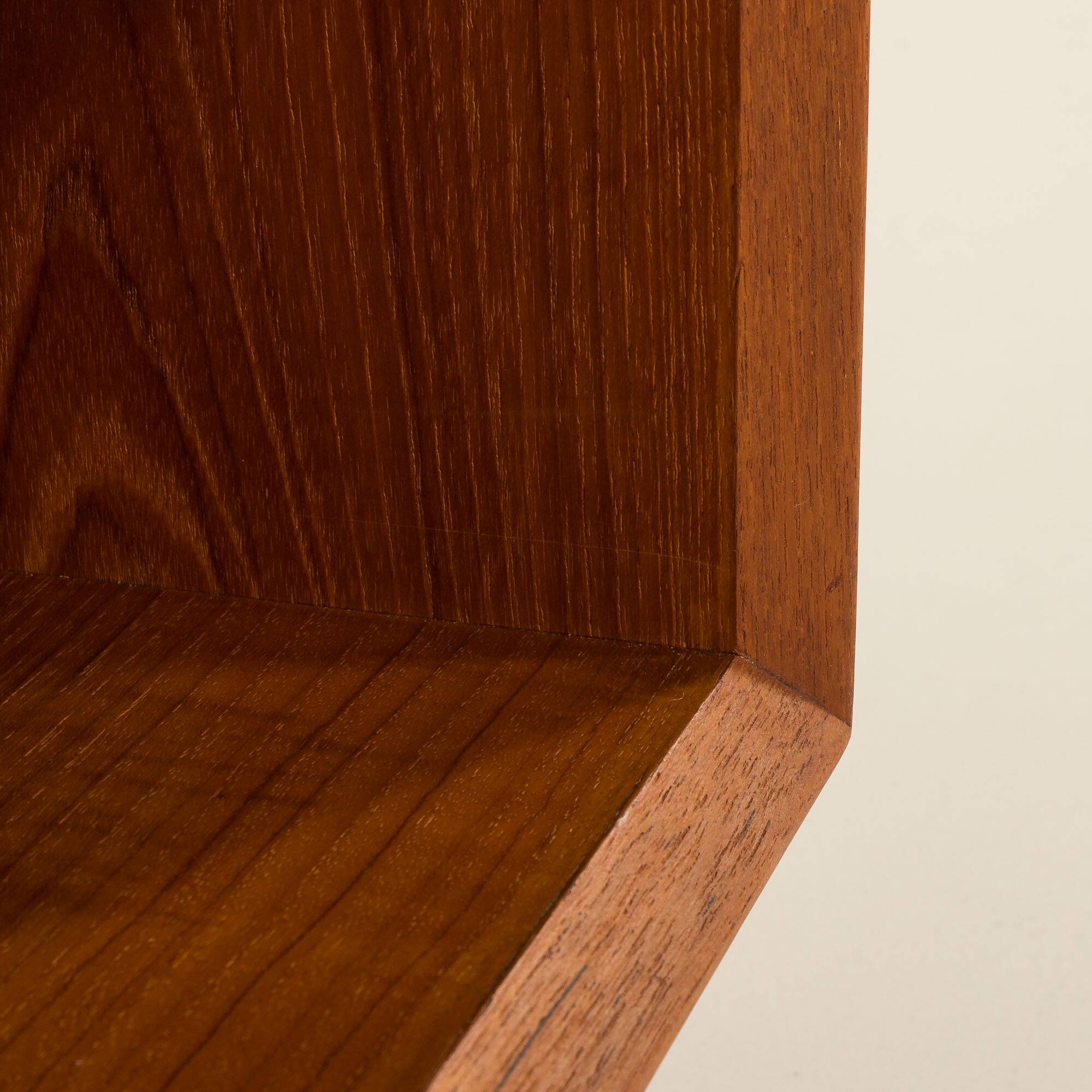 Danish vintage teak bookcase by Brourer Mobelfabrik, 1970s