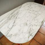 Table bistrot en marbre