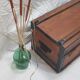 Former wooden travel trunk