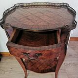 Table d'Appoint en Marqueterie de Palissandre