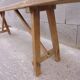 Old solid wood farm bench 200 cm