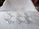 Set of 6 vintage stemmed glasses in clear glass