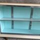 Showcase on feet forming enfilade - vintage furniture - 1960
