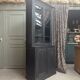 Two-body antique black sideboard (renovated)
