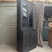 Buffet deux corps ancien noir (rénové)