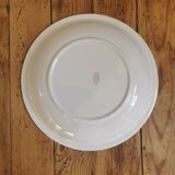 Plat creux Digoin, corbeille de fleurs