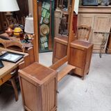 Art Deco dressing table in oak 1940s