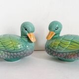 Zoomorphic duck slip pepper salt shaker
