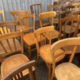 50 mismatched bistro chairs French Restaurant THonet mismatch wood bistro bentwood chairs baumann