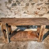 Antique oak workbench, circa 1900
