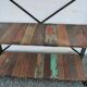 Industrial shelf in iron and wood
