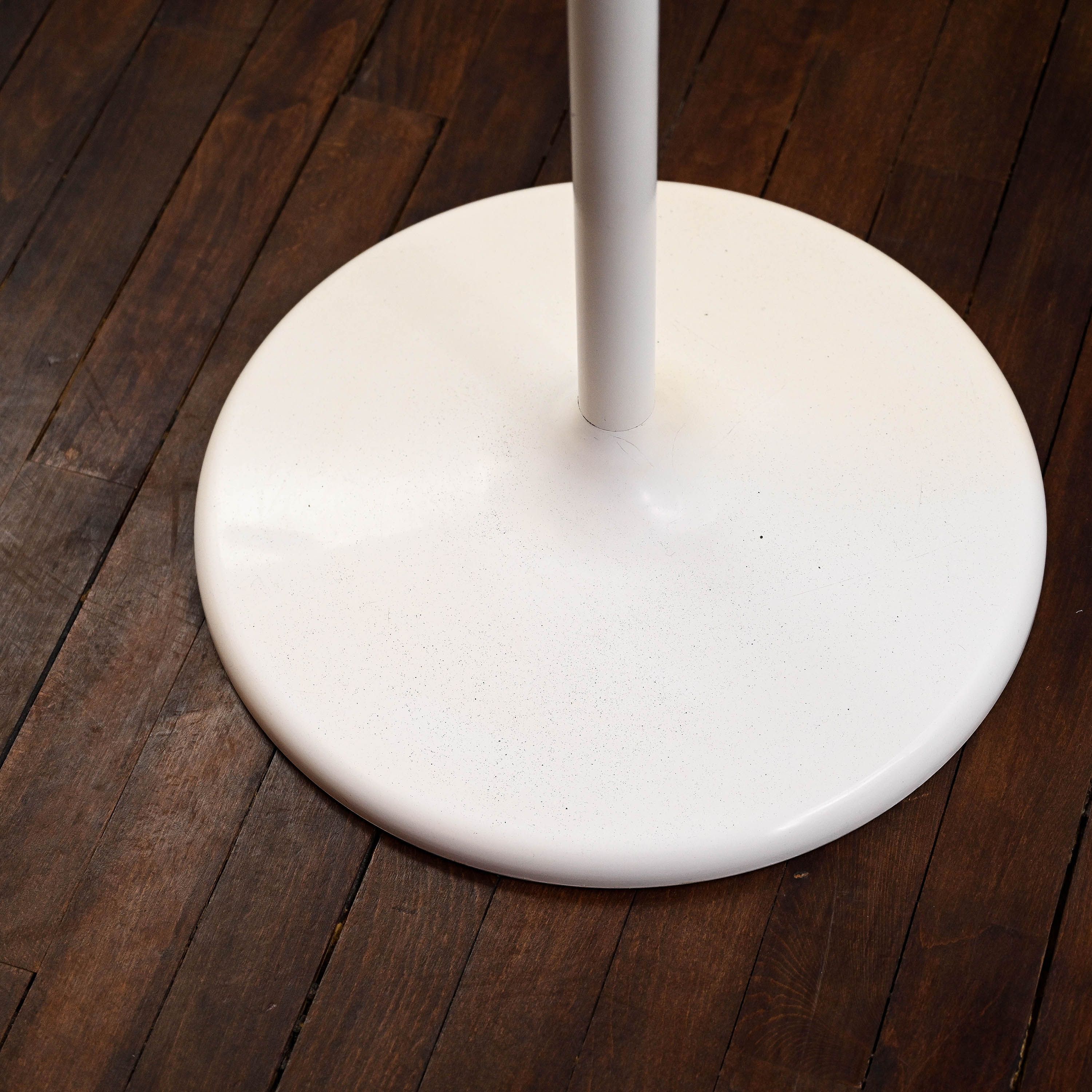 Coat rack in white lacquered metal from France
