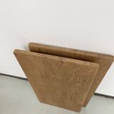 Oak farmhouse table 120cm + 200cm extensions