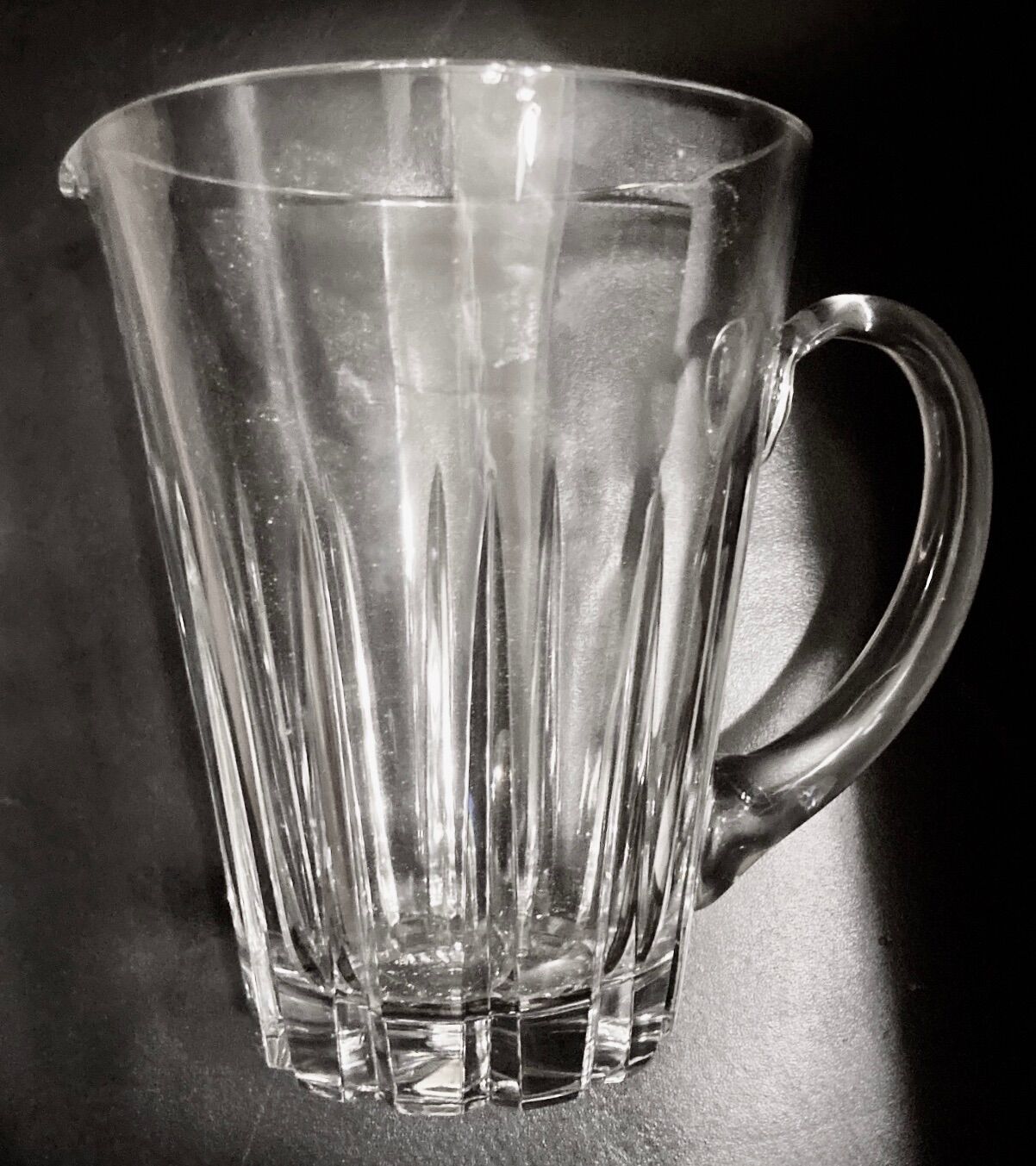 Crystal water pitcher