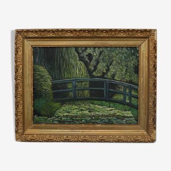 Oil on canvas - bridge