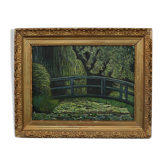Oil on canvas - bridge