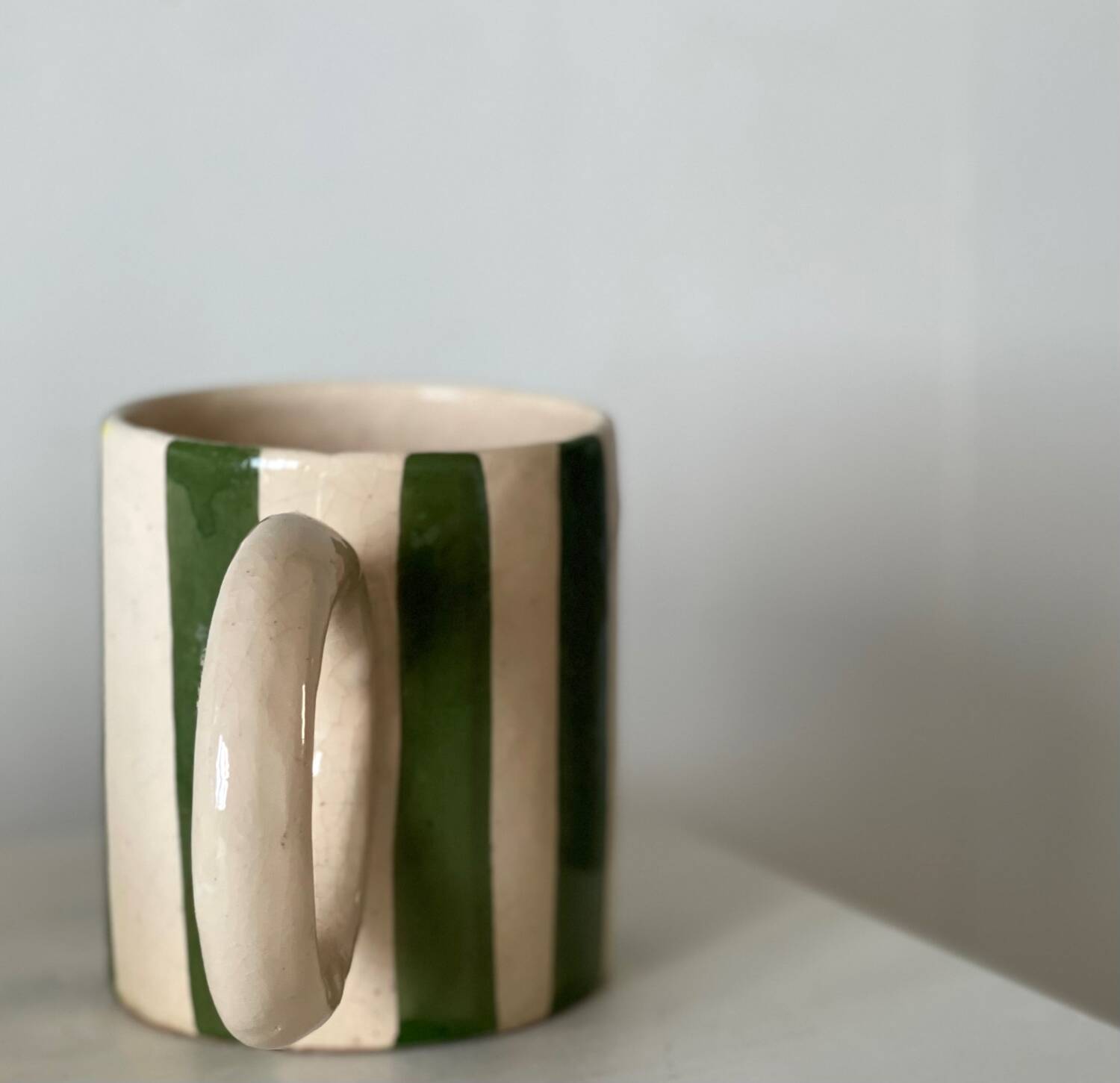Handmade ceramic mug
