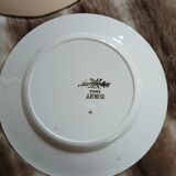 8 antique dessert plates from Digoin and Sarreguemines