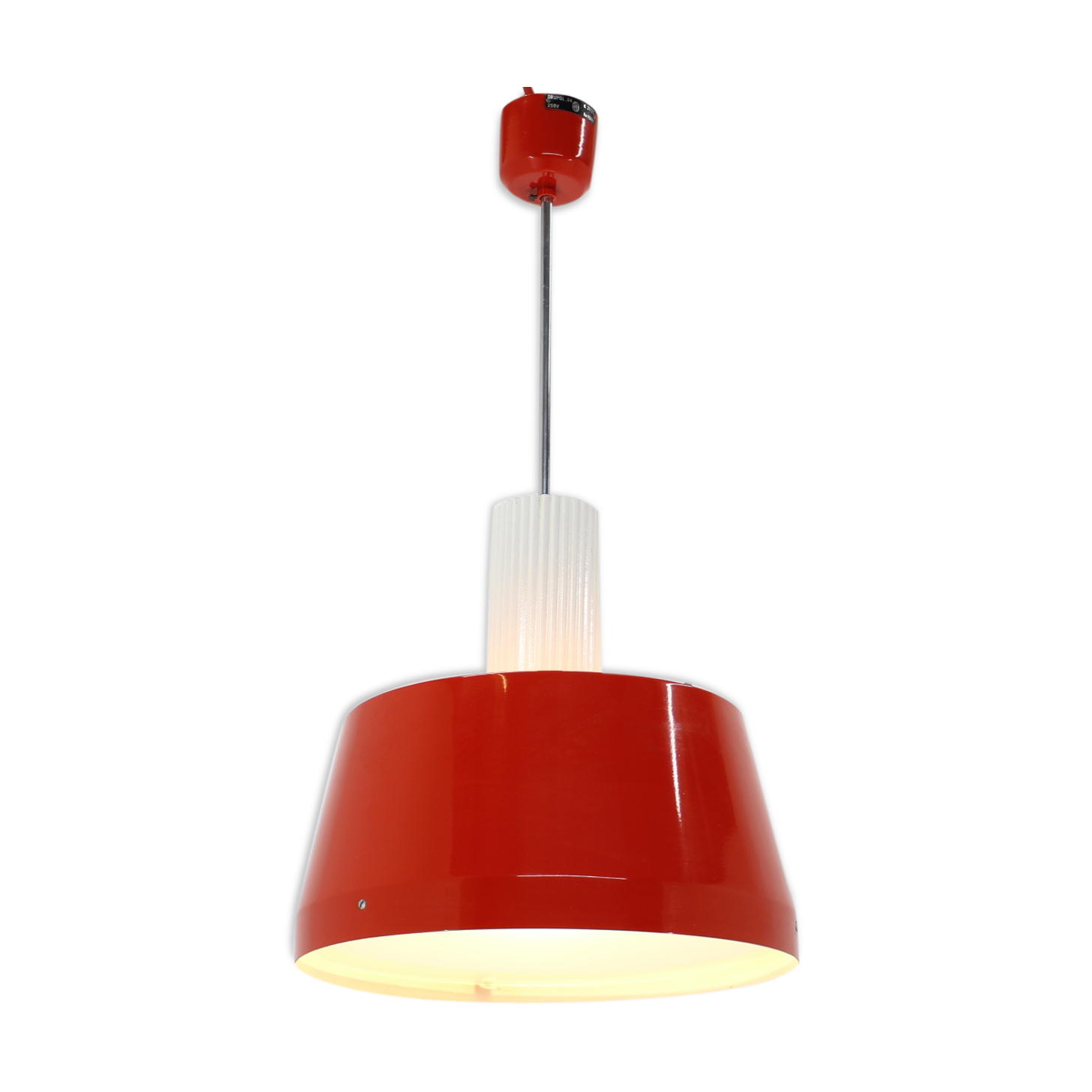 Mid-century chandelier by Drupol 1970's