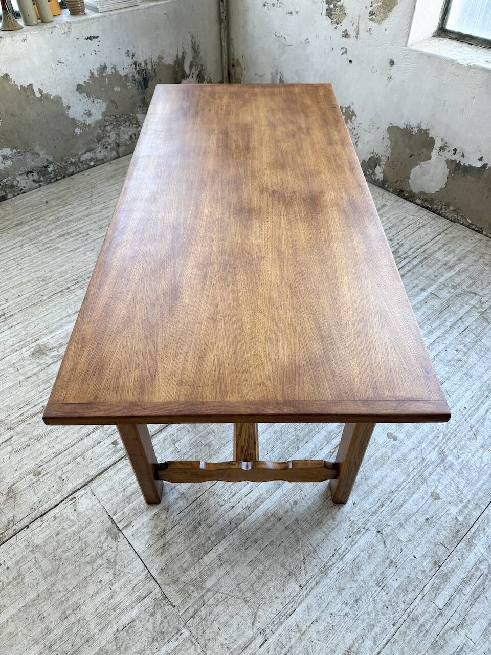 2m oak farmhouse table